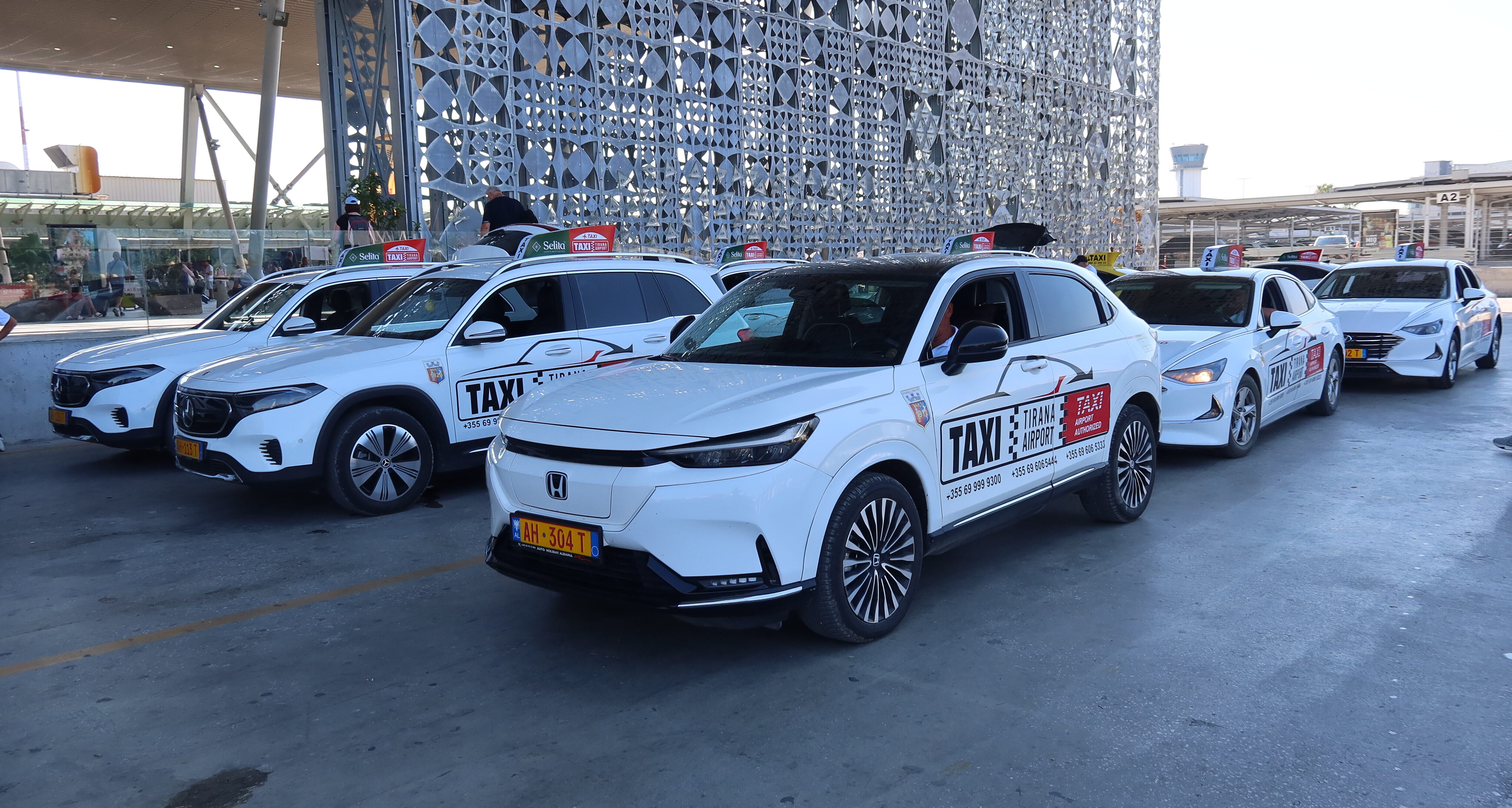 TIA Taxi Fleet at Airport